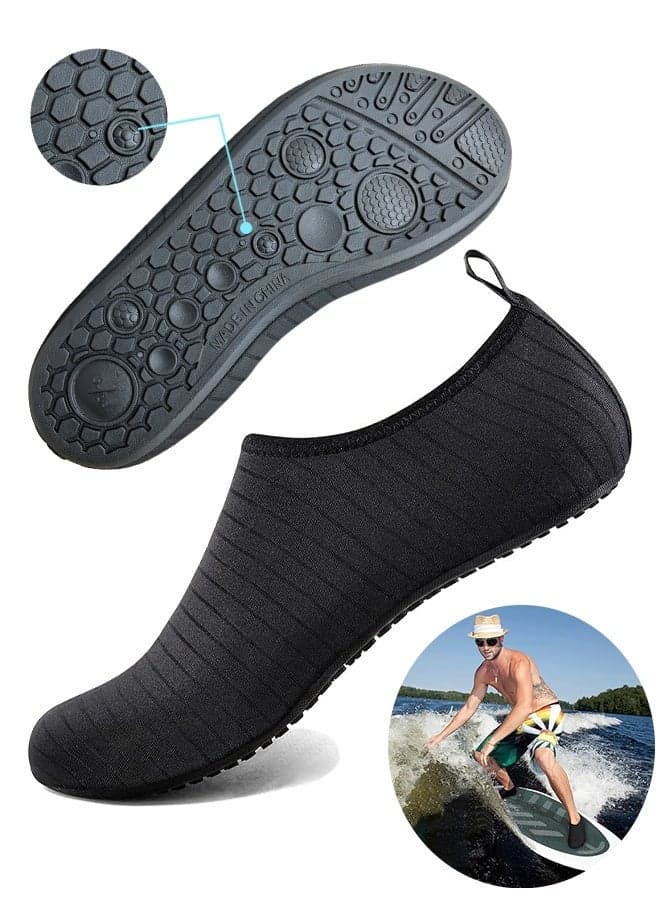 Water Shoes for Women Men Kids, Barefoot Quick-Dry Aqua Water Socks Slip-on Swim Beach Shoes for Snorkeling Surfing Kayaking Beach Walking Yoga