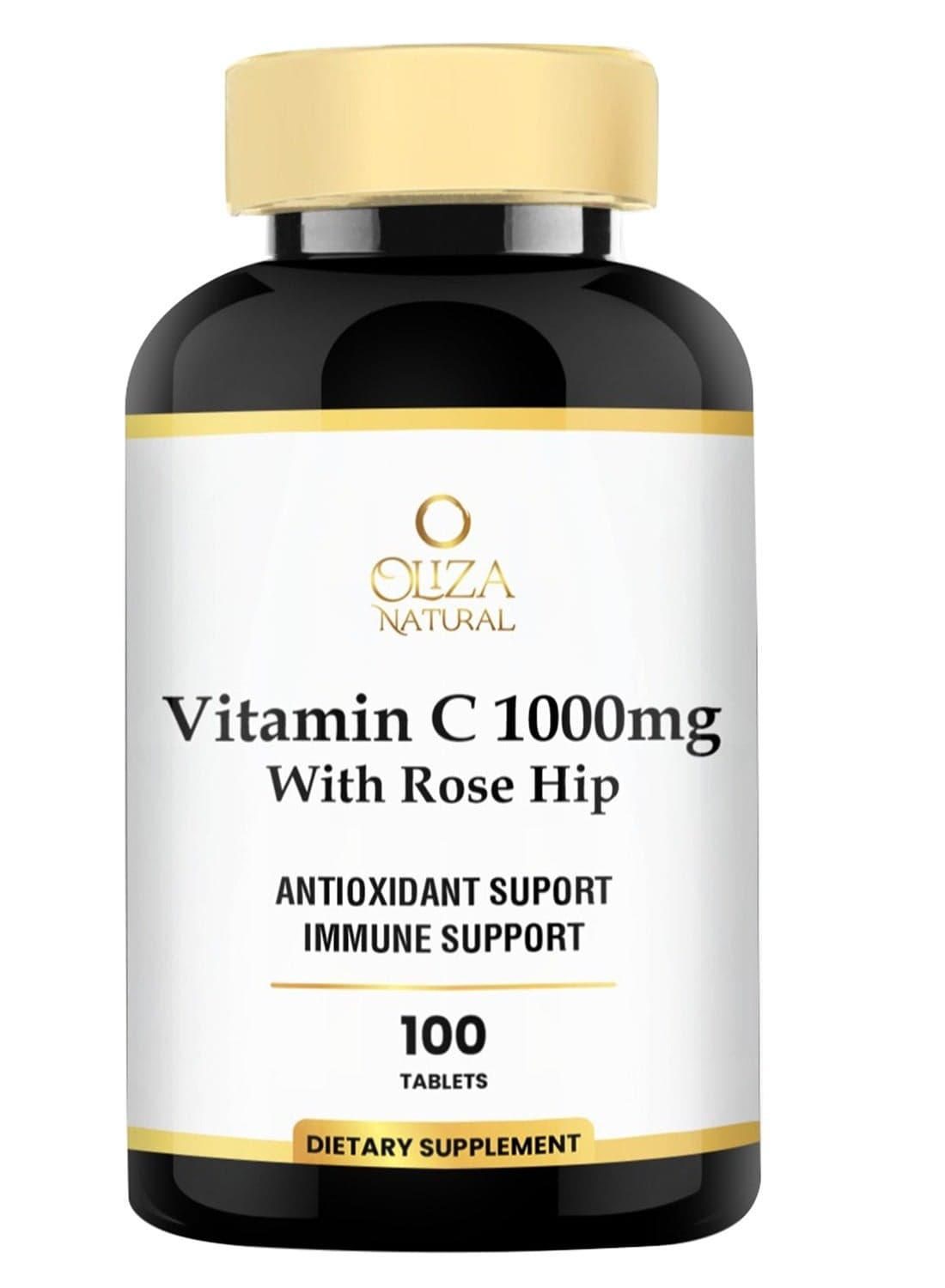 Vitamin C 1000mg With Rose Hip 100 Tablets Immune and Antioxidant Support