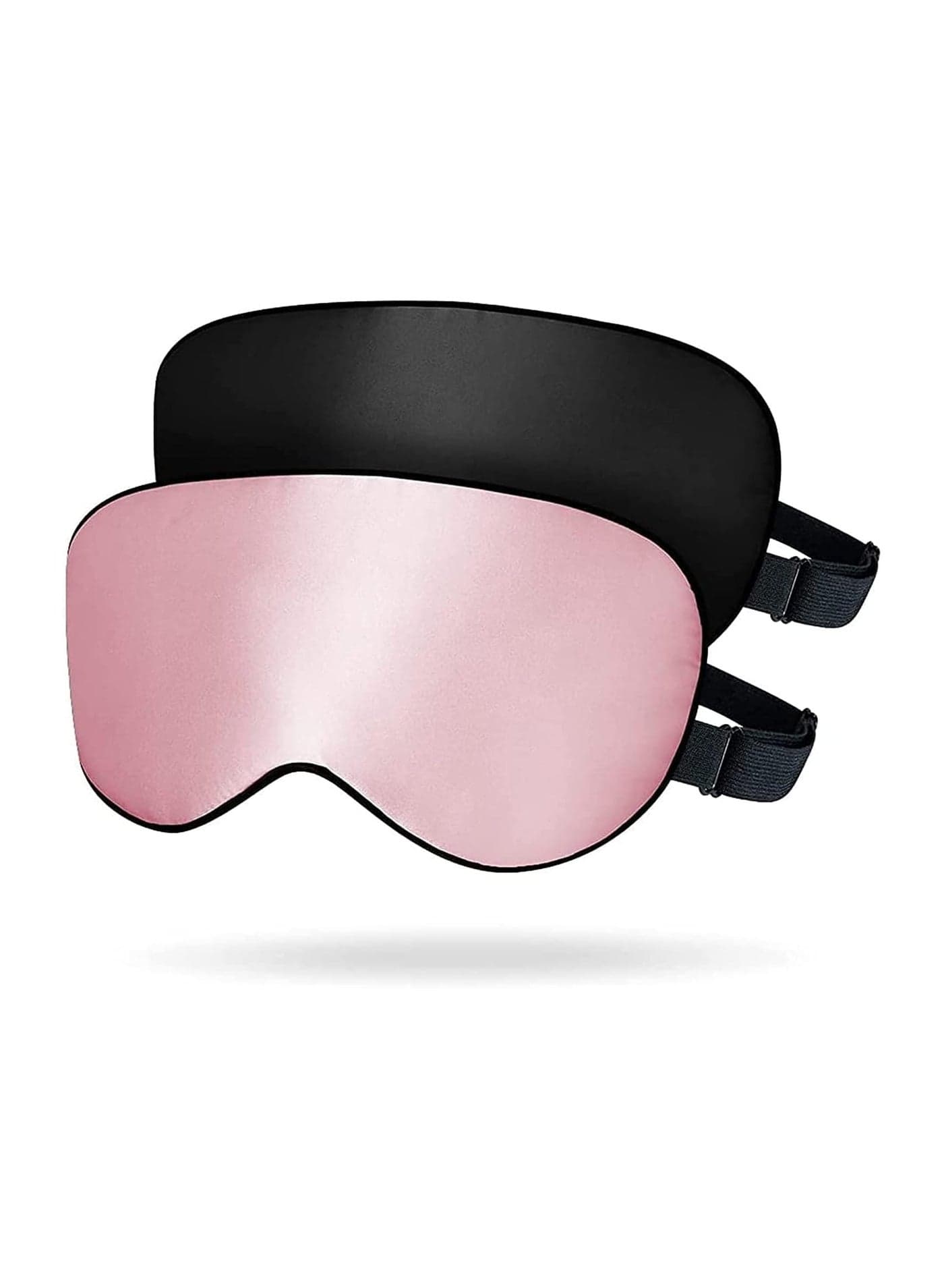 Silk Sleep Mask, 2 Pack 100% Real Natural Pure Silk Eye Mask With Adjustable Strap, Eye Mask For Sleeping, Eye Sleep Shade Cover, Blocks Light Reduces Puffy Eyes Gifts