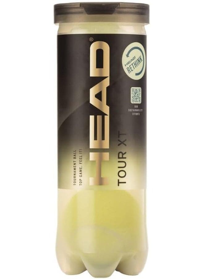 Tour XT Tournament Grade Tennis Ball – Professional Play, High Visibility, Durable Performance