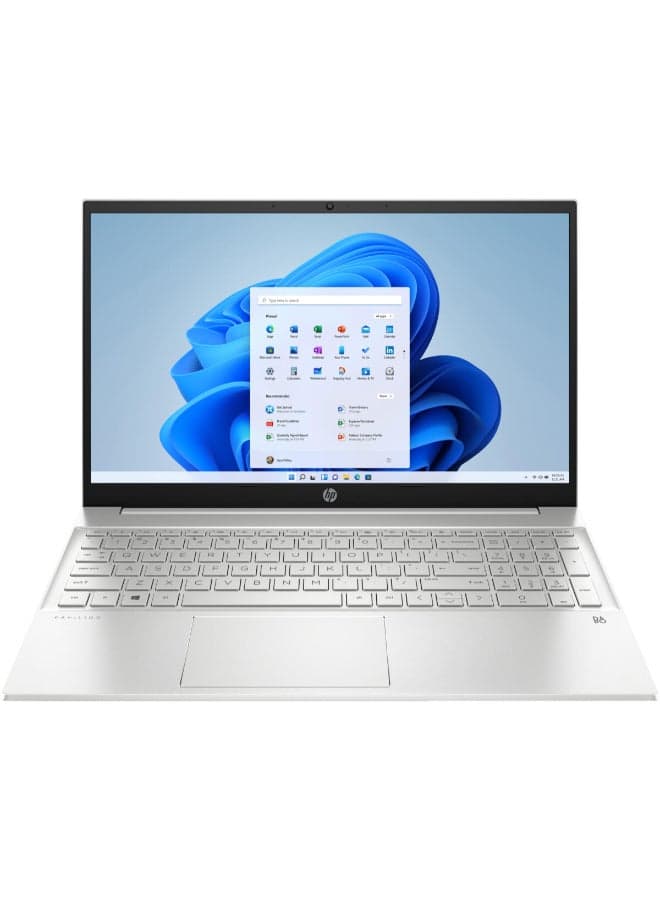 (Upgraded Version) 15-EG3053CL Laptop With 15.6-Inch Display, Intel Core i5-1335U Processor/32GB RAM/1TB SSD/Intel Iris XE Graphics/Windows 11 / Natural English/Arabic Natural Silver