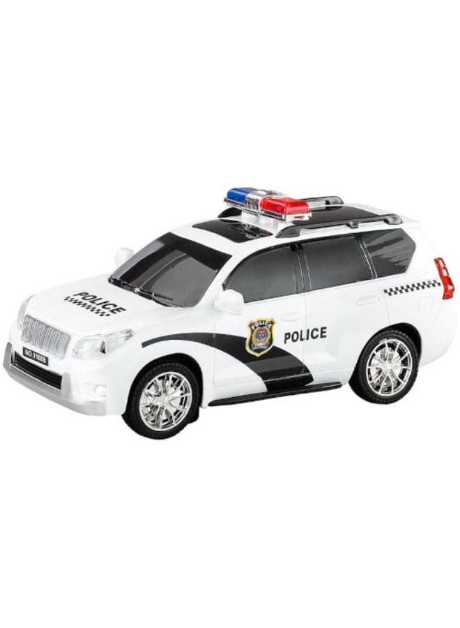 Police Car Toy – Light & Sound Patrol Vehicle for Kids, Push and Go Car for Boys & Girls, Pretend Play Fun