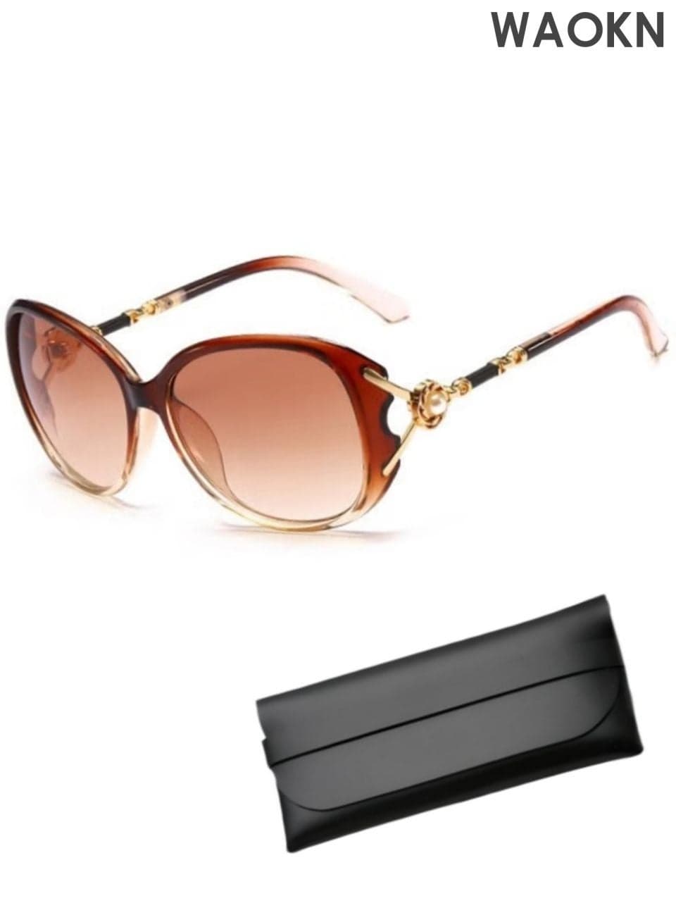 Sunglasses ,Diamond Decoration Fashion Oval Women's Sun Glassess ,Accessories for Ladies Travle Outdoor Driving UV Protection glasses,Unisex, fashionable UV resistant sunglasses with pearl sunglasses.