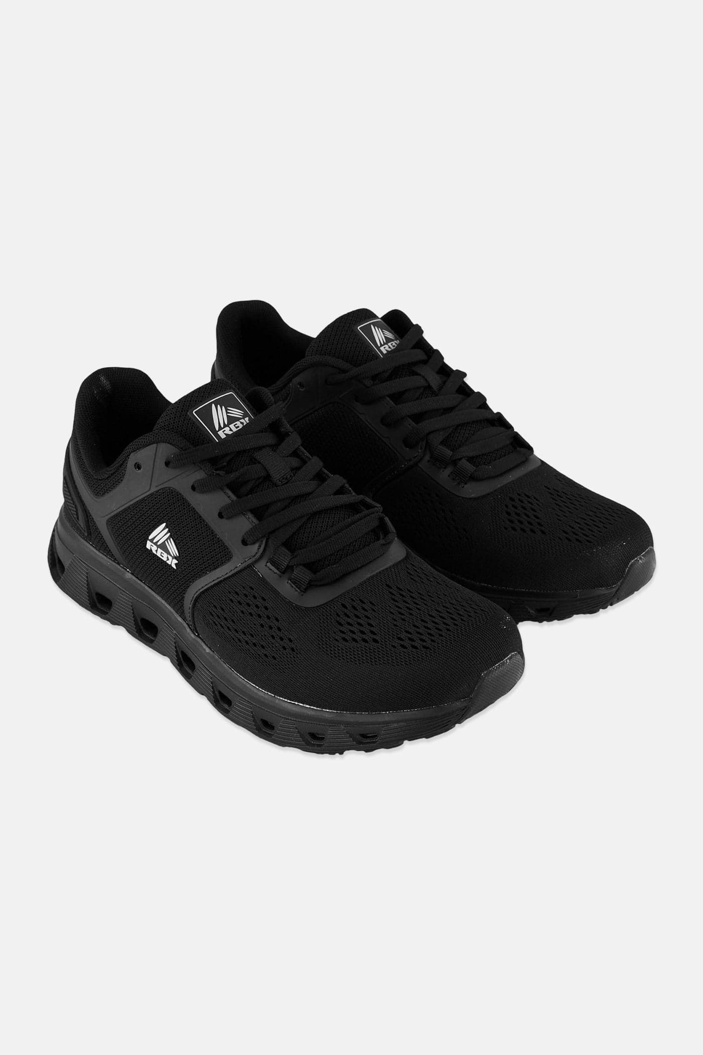 Men Lace Up Outdoor Shoes, Black