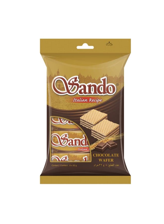 Sando Chocolate Wafers 8x32g