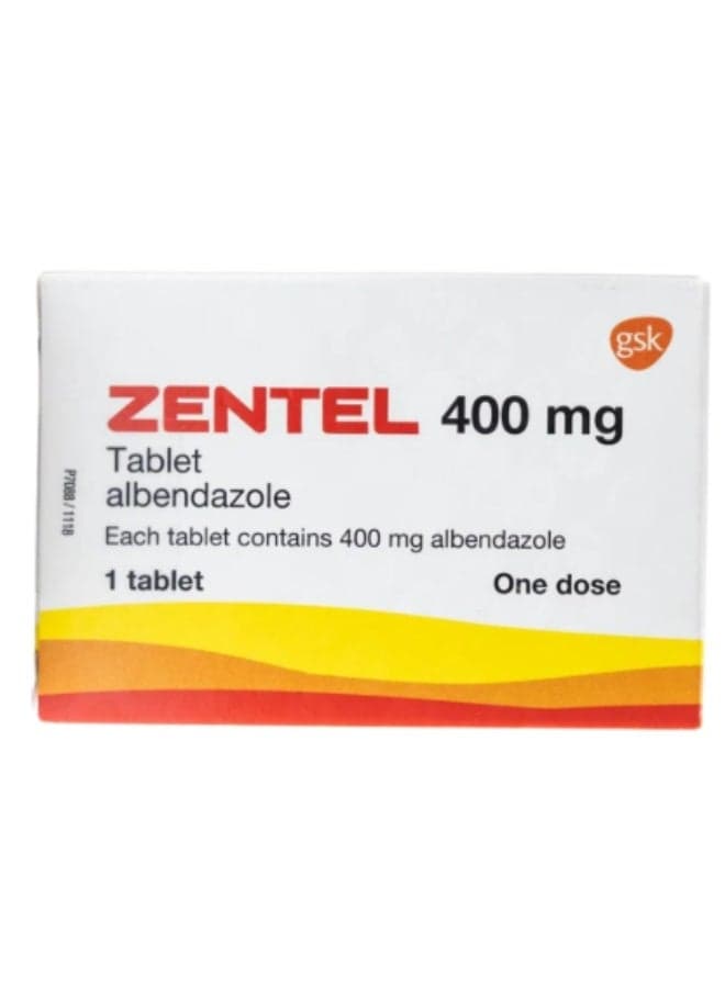 Zentel Tablet 400mg 1's