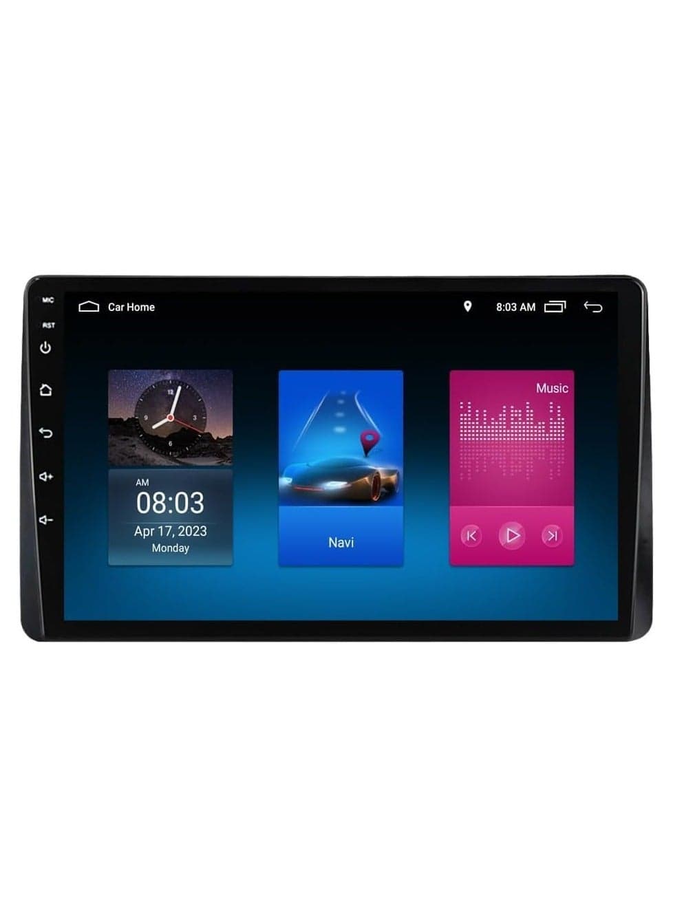 Android Car Stereo for Renault Duster HM2 II 2020-2023 Arkana1 I 2019-2023 1GB RAM 32GB ROM Mirror Link Wi-Fi BT, Radio GPS Navigation, 9 Inch IPS Touch Screen with AHD Camera Included