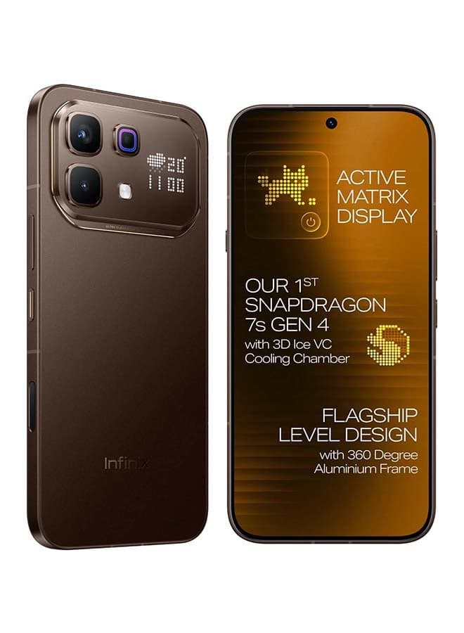 Note 60 Pro Dual SIM 5G Smartphone 8GB RAM 256GB Mocha Brown - Middle East Version