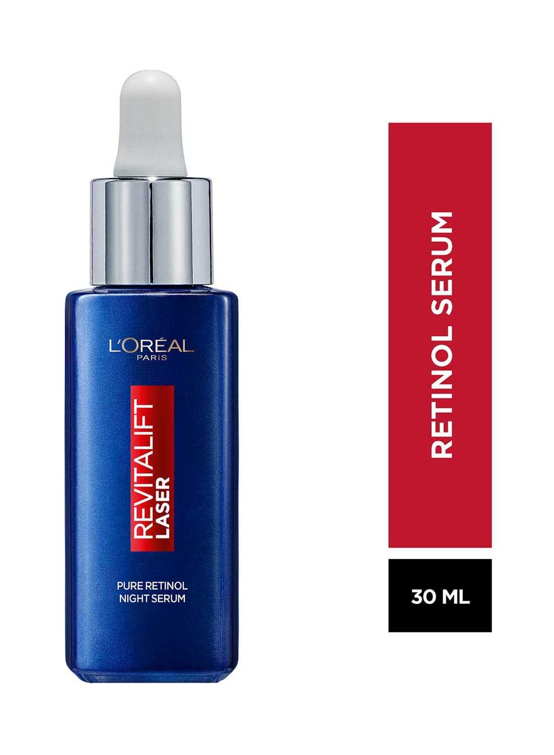 Pure Retinol Night Serum, Revitalift Laser Face Serum, Deep Anti-Wrinkle Serum, 30ml