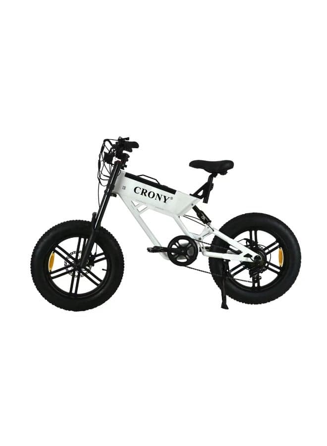 T01 Mountain Biking Hybrid Electric Bike for Adults with 750W Motor, 48V 13AH Battery, 52KM/H Top Speed, 35-65KM Range, 5-Level Pedal Assist, 7-Speed Gear, Dual Disc Brakes, Front & Rear Suspension, Off-Road Tires, Aluminum Alloy Frame, LCD Display, Dual LED Headlamps – Powerful City Commuter E-Bike for Road & Trail, Long-Range Lightweight Smart Cycling Solution, White