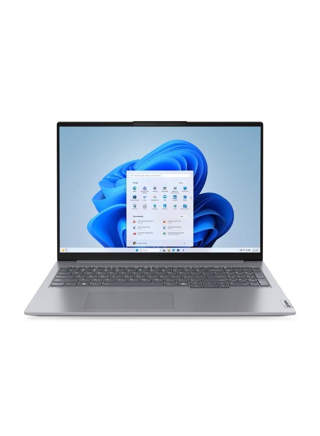 ThinkBook 16 Gen 7 Laptop, 16" WUXGA IPS Display, AMD Ryzen 7 7735HS, 16GB DDR5 RAM, 512GB SSD, AMD Radeon 680M Graphics, Backlit Keyboard, Arctic Grey English Arctic Grey