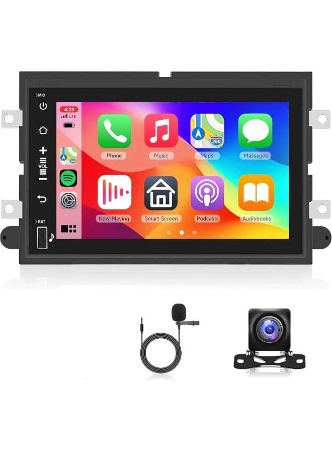 Fit Ford Car Stereo Screen Universal Ford Screen For ford F150 ford Explorer ford mustang Expedition/MAX Edge Taurus Escape With Apple Carplay Android Auto Wireless WiFi DSP (2+32GB 4CORE)