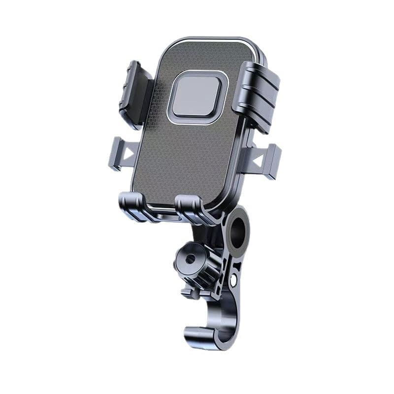 Bike Phone Holder with Hook for E-Bike, Motorcycle E-Scooter Mount Phone Holder, Electric Bike Handlebar Cell Phone Clamp, Scooter Phone Clip for iPhone Samsung
