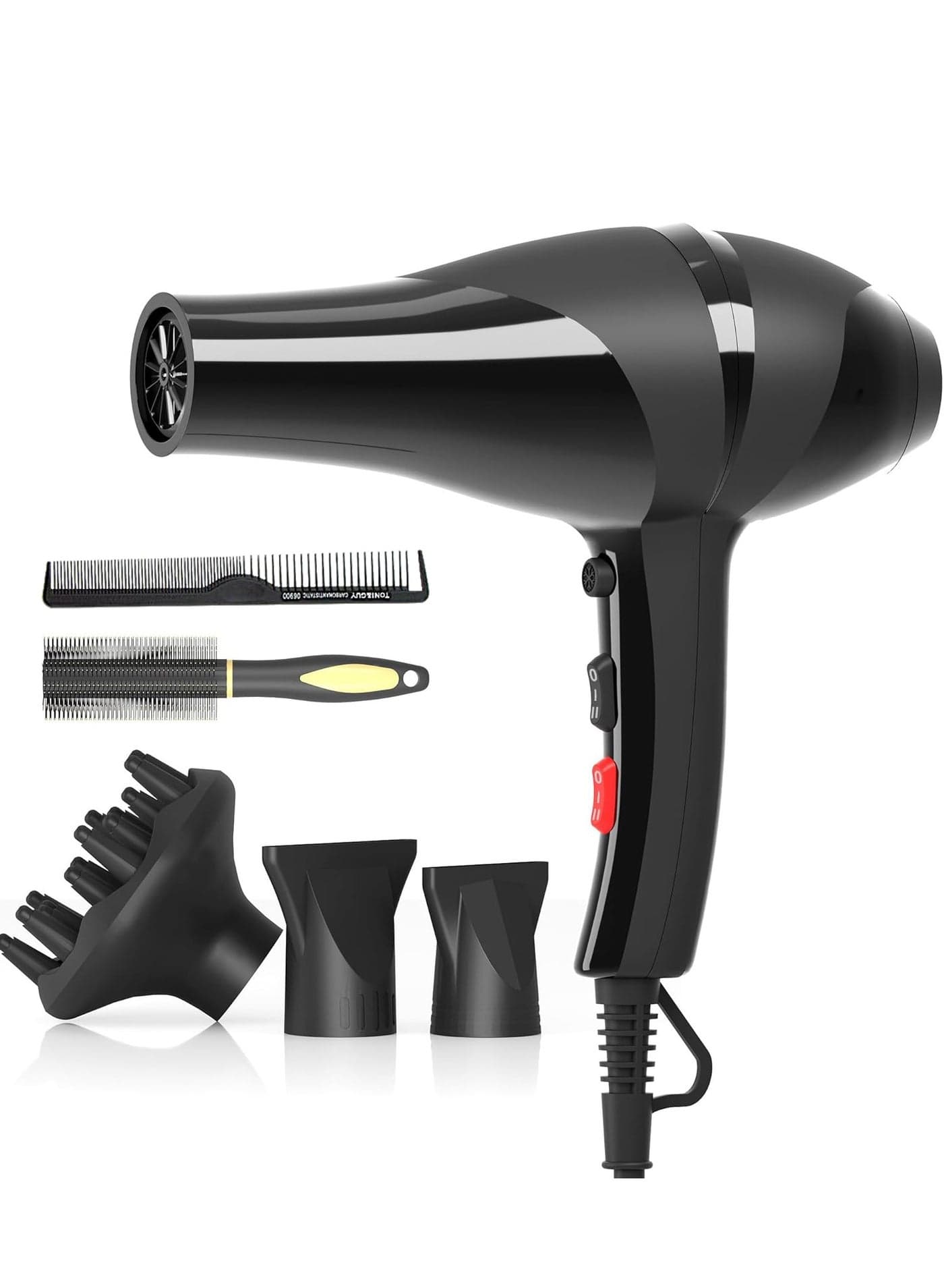 Hair Dryer Professional Ionic Salon Hair Dryer 2300W Powerful Fast-Drying Ionic Hair Dryers with Diffuser, for Women Men