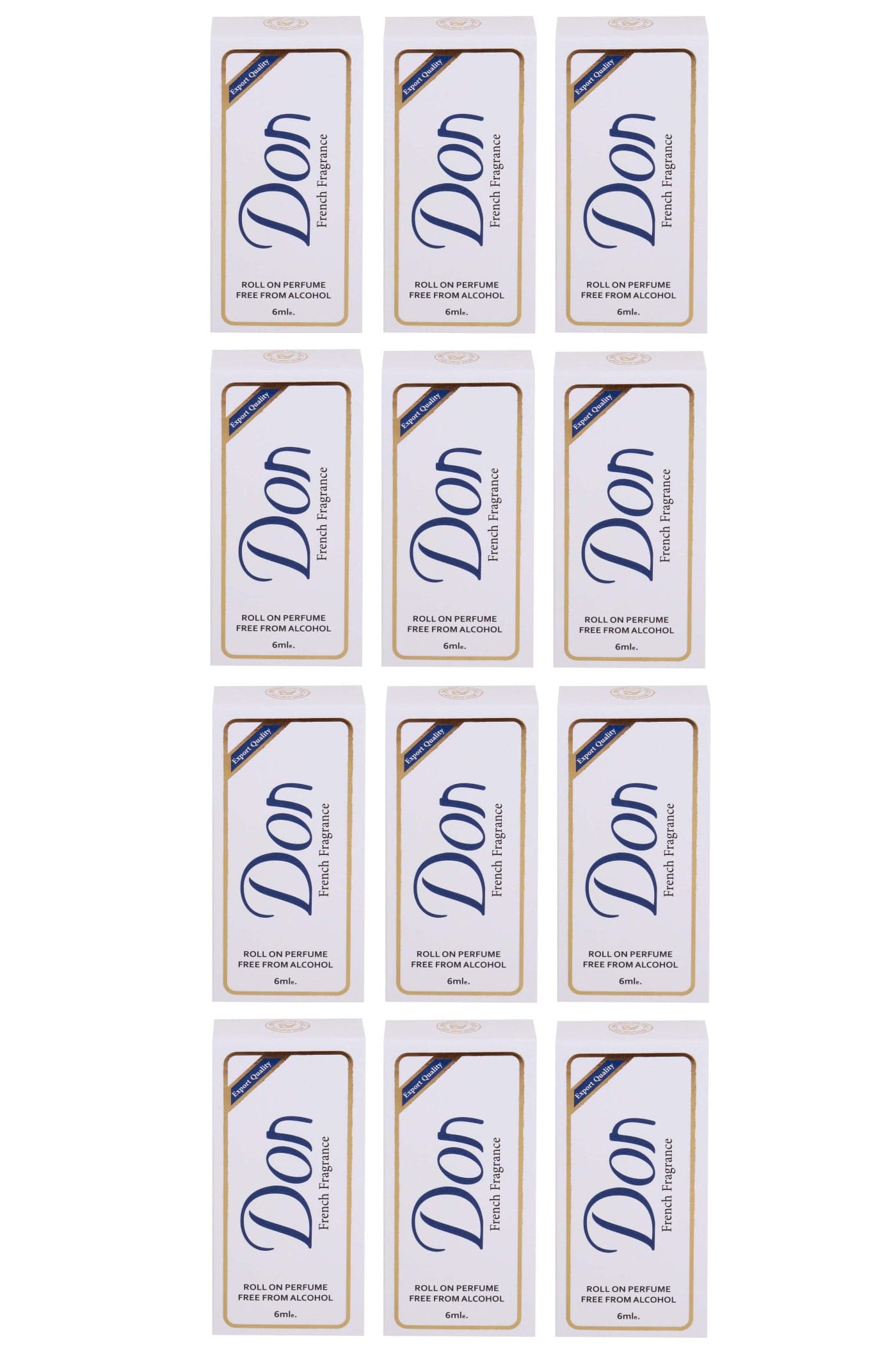 French Fragrance Roll On Perfume 6ml (12Pcs)