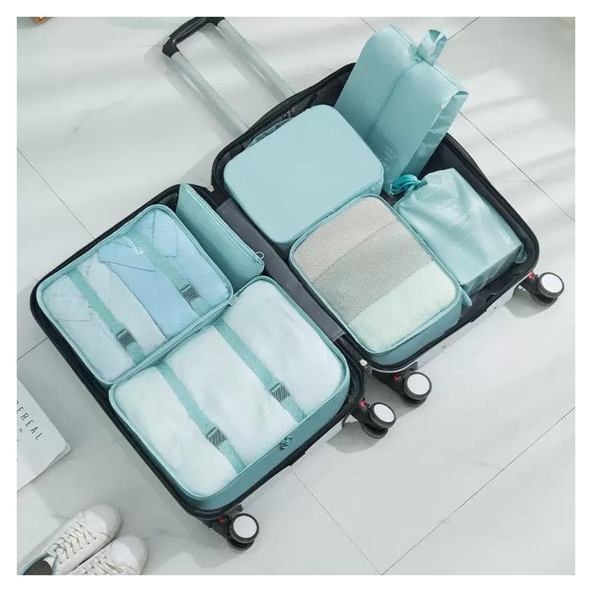 The Bluetwill Travel Storage Bag Seven-piece Set Is Dust-proof and Water-proof