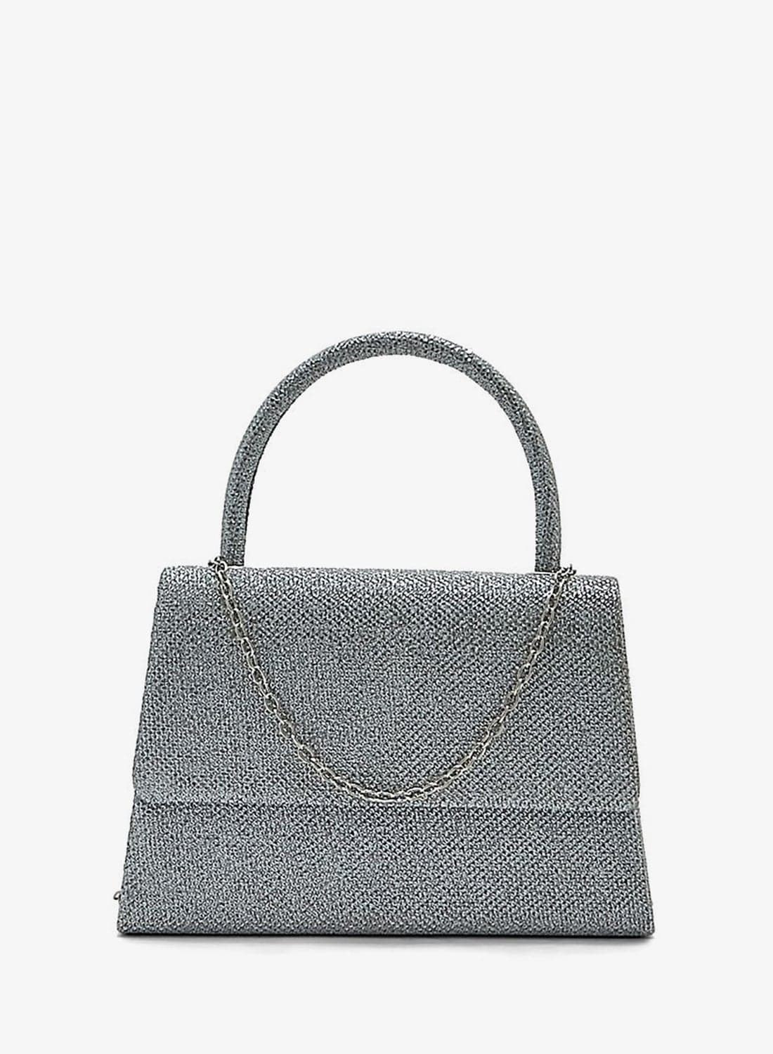 Glittery Mini Satchel Clutch Bag