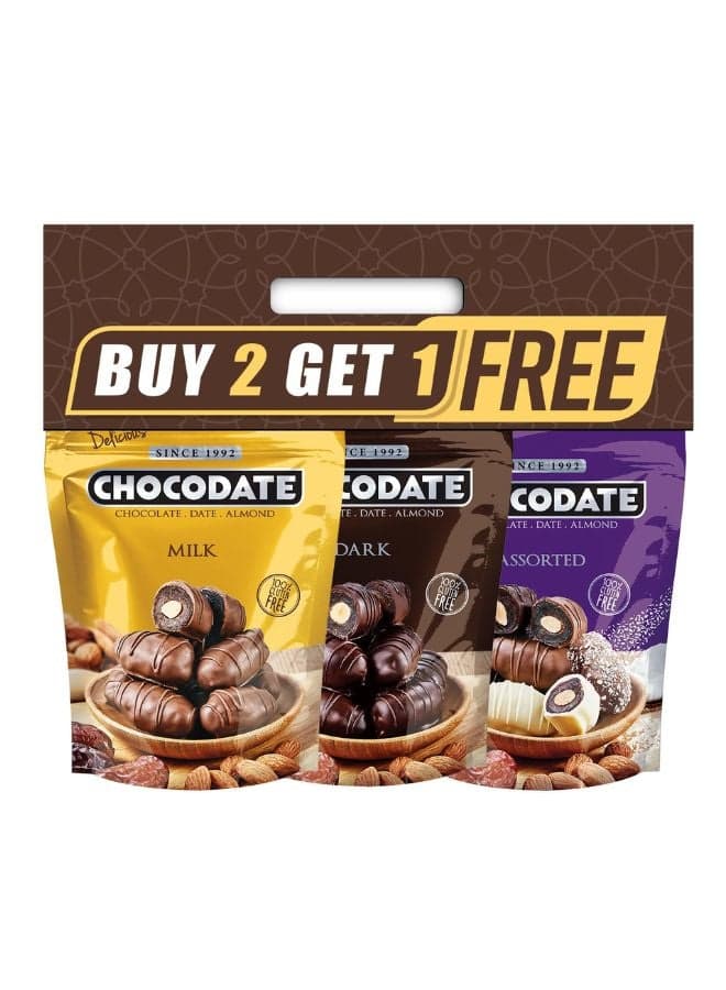 Exclusive Real Milk Dark Assorted Pouch