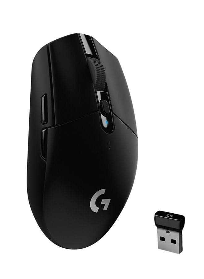 Logitech G305 Lightspeed Wireless Gaming Mouse, HERO Sensor, 12,000 DPI, Lightweight, 6 Programmable Buttons, 250h Battery Life, On-Board Memory, Compatible with PC / Mac Black
