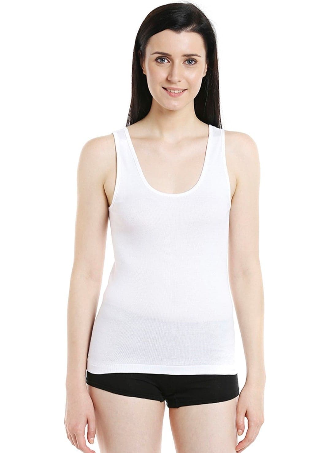 WOMEN'S COTTON VEST (PACK OF 3) - WHITE