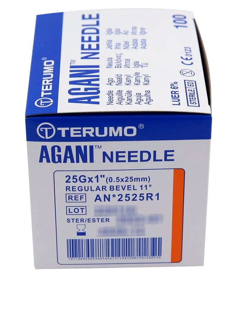 Terumo Agani Needle 25G x 1 (0.5 x 25mm)
