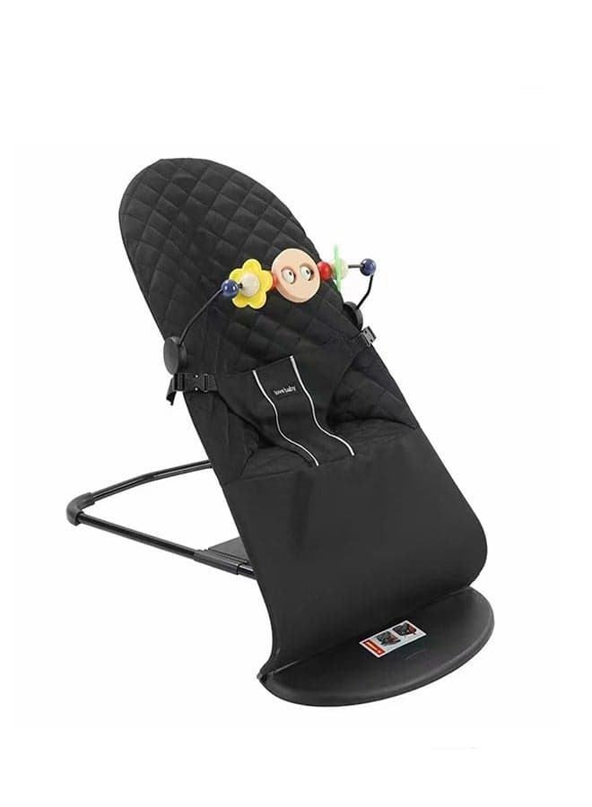 Bouncer Seat for Babies 0-12 Months, Baby Bouncer forBreathable and Comfortable Cushion, Three HeightAdjustments, Baby Rocker Portable Folding andDetachable
