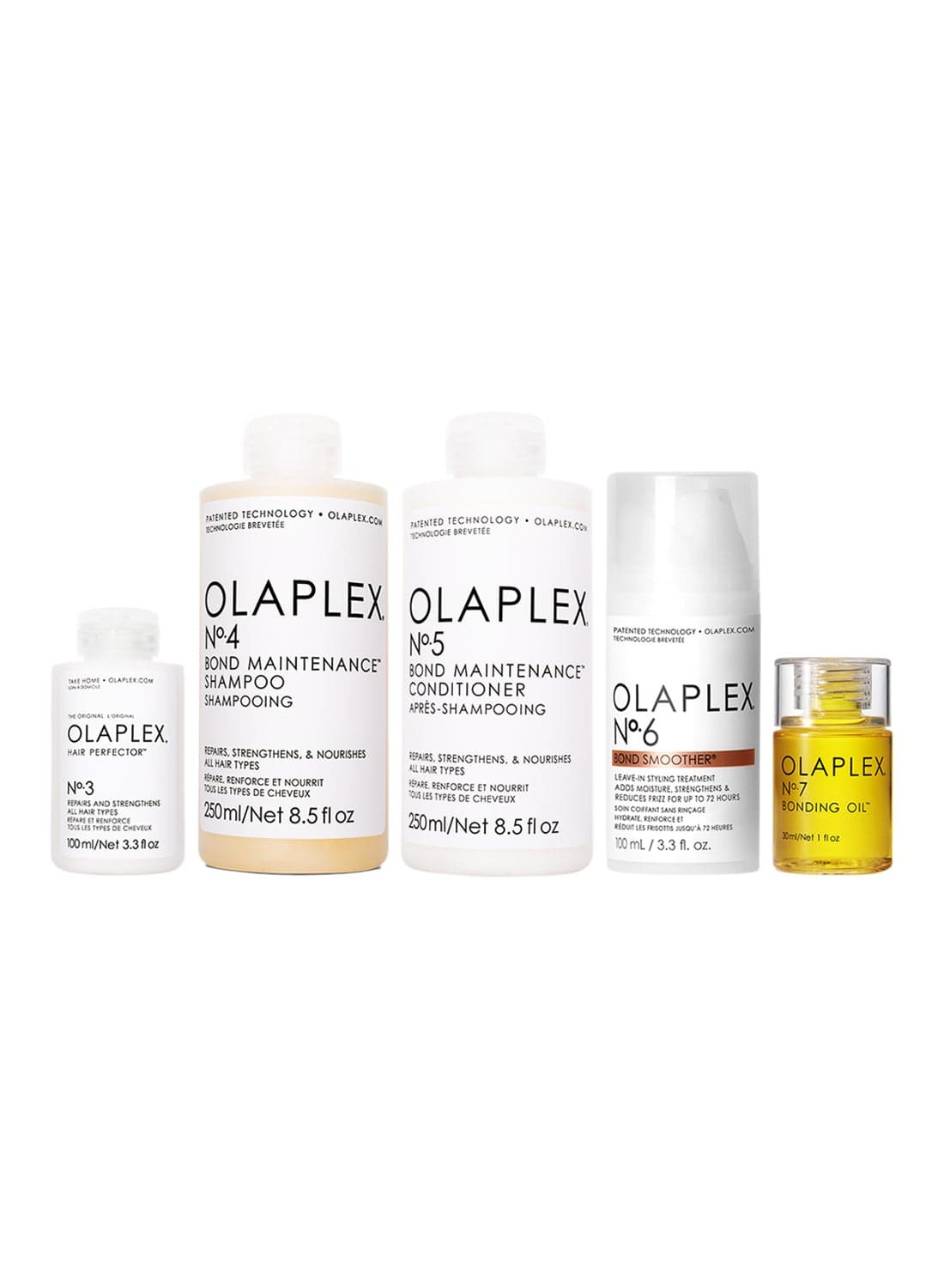 5-Piece Perfector Shampoo Conditioner Smoother And Oil Set