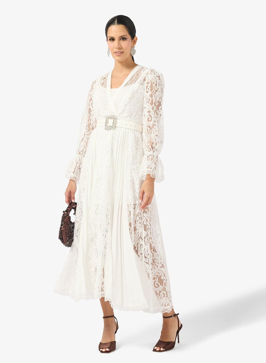 Lace A-line Dress