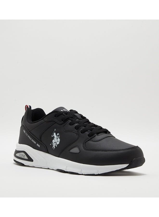 U.S. Polo Assn. Men’s Black VANCE GLB 6FX Sneakers – Premium Casual Sports Shoes for Everyday Style
