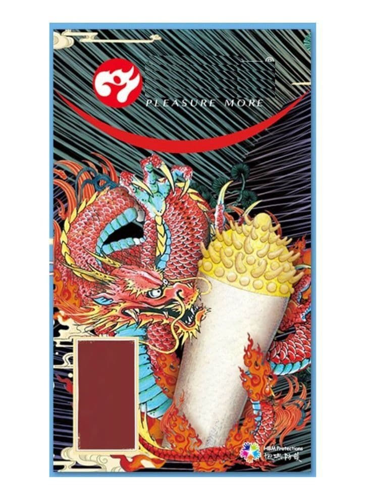 Special Shape Thin Dragon Condom 1 box 2 InsideMore Pleasure Comfortable passion