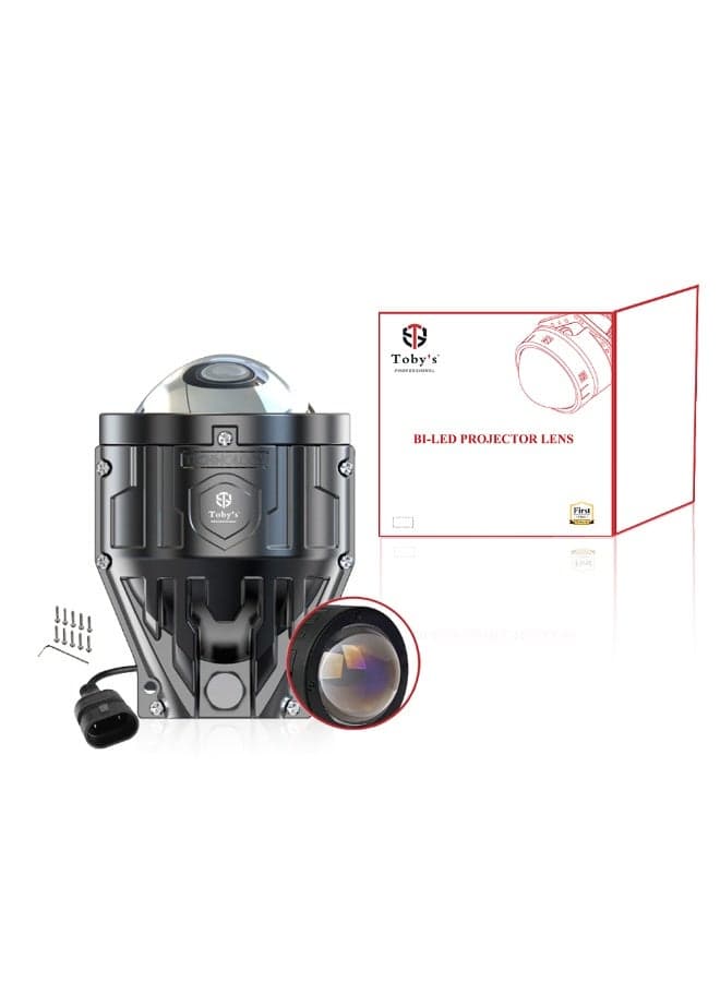 Toby’s Fog Lens-10 Bi-LED Projector Lens 3 Inch Triple Color 3000K 4300K 6000K Waterproof IP65 High Low Beam 38W 45W For 12V Cars