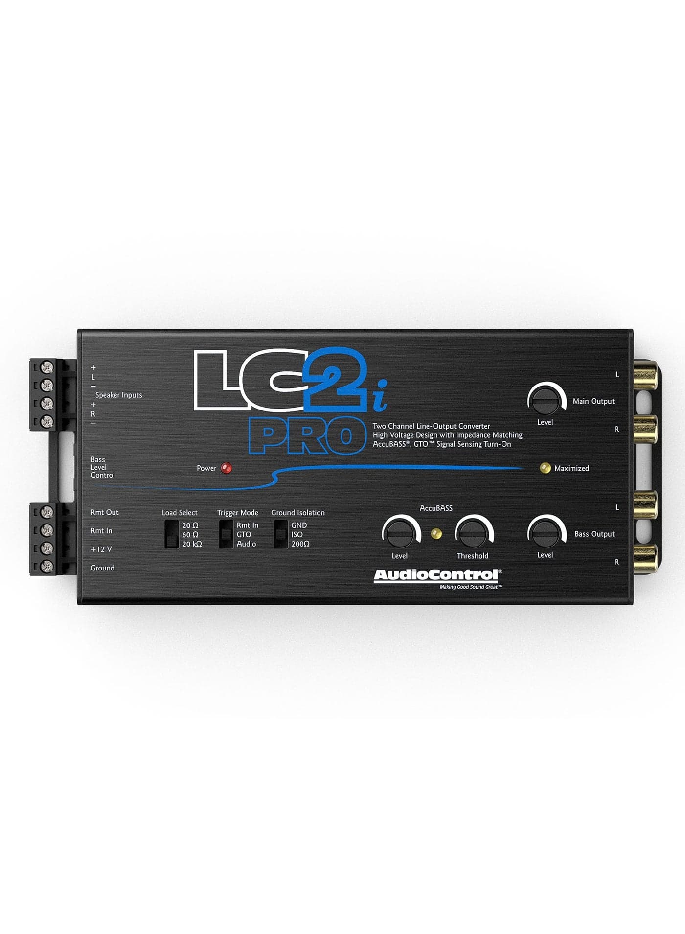 LC2i PRO 2 Channel Line Out Converter With AccuBASS