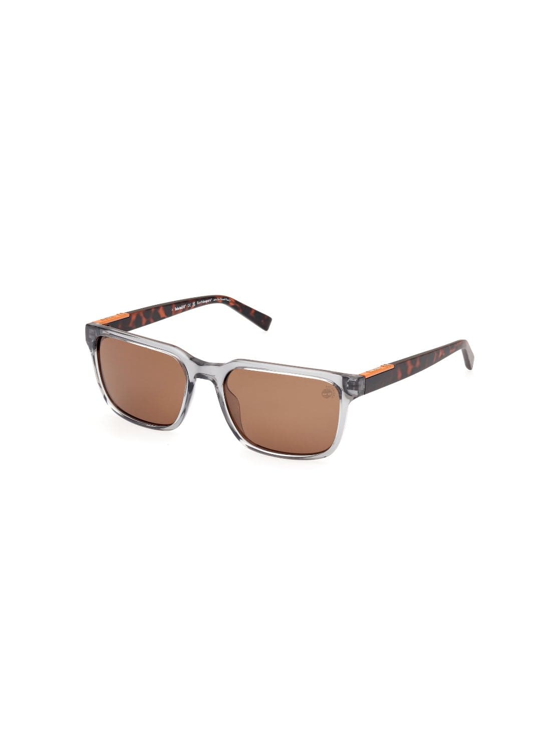TIMBERLAND FULL RIM MALE SQUARE GREY INJECTED SUNGLASSES
