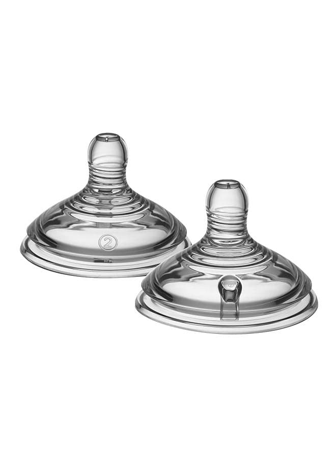 Closer To Nature Teats Medium Flow 2 Pack