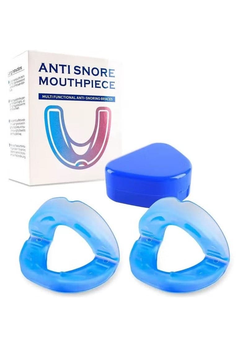 1 piece anti-snoring splint, effective snoring stopper for men and women, high-quality mouth splint against snoring, alternative to nose dilators and nose patches, with storage box