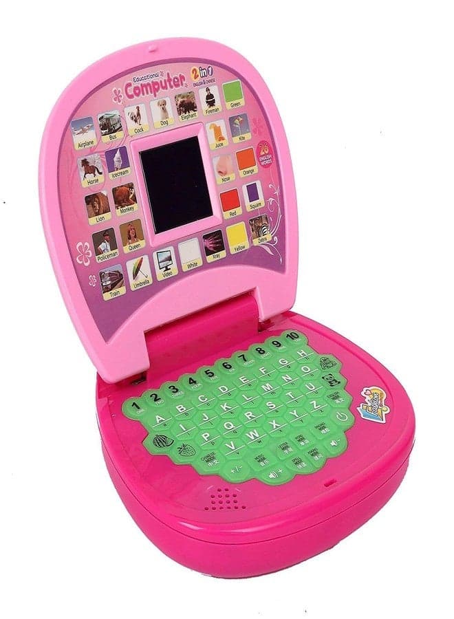 iChoice™ Laptop for Kids with LED Display Educational Learning Computer for Kids with 123 Number and Alphabet ABC Learning Laptop for Kids, Kids Laptop Toy