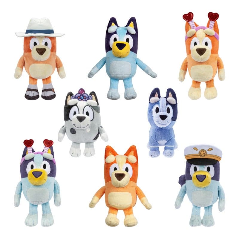 BLUEY S12 PLUSH S/PK AST A 9PC CDU