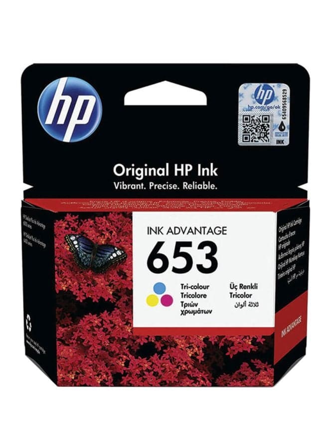 653 Tri-Colour Original Ink Advantage Cartridge Multicolour