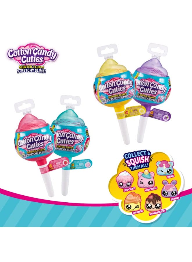 Oosh Cotton Candy Cuties Series 2 Scented, Squishy, Stretchy Slime with Collectible Cutie Slow Rise Toy by ZURU