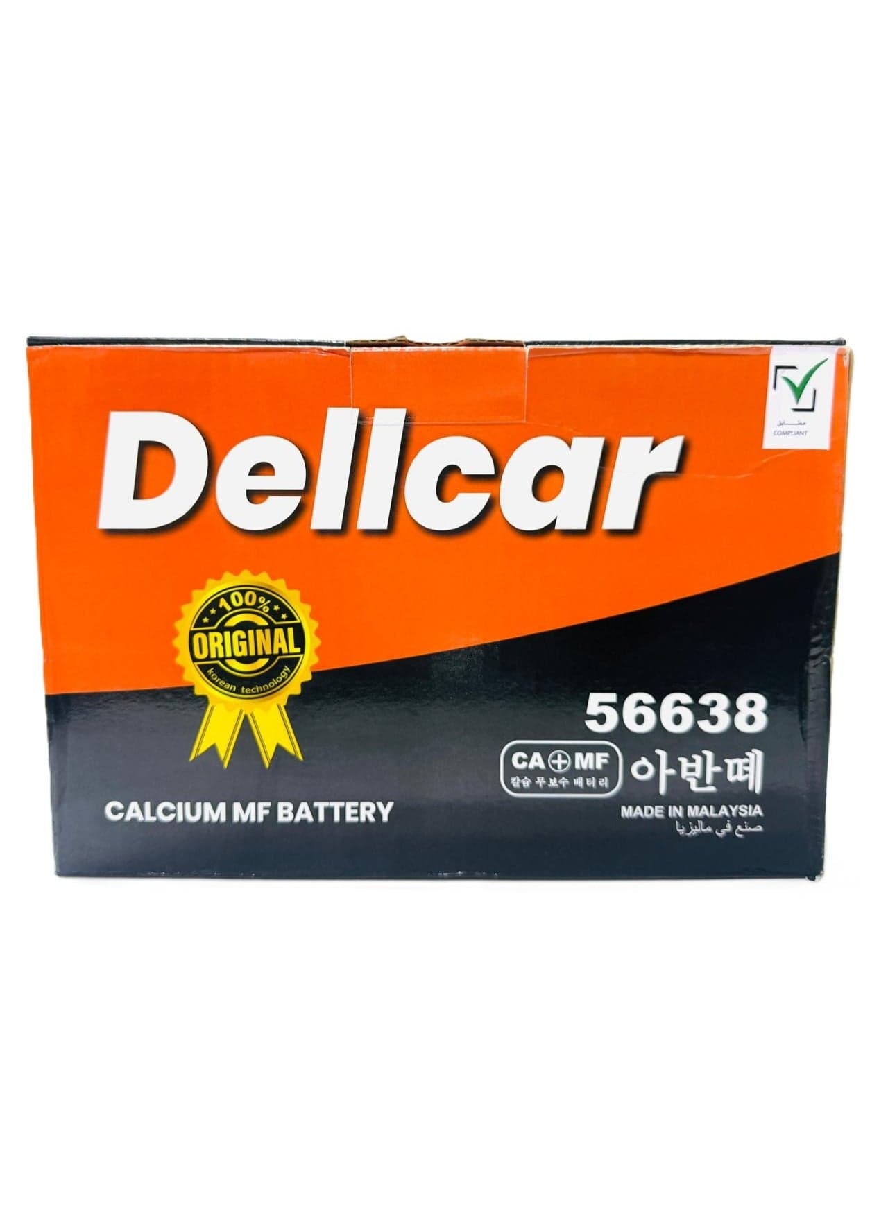 Car Battery 12V 66Ah 56638/DIN66L/56018