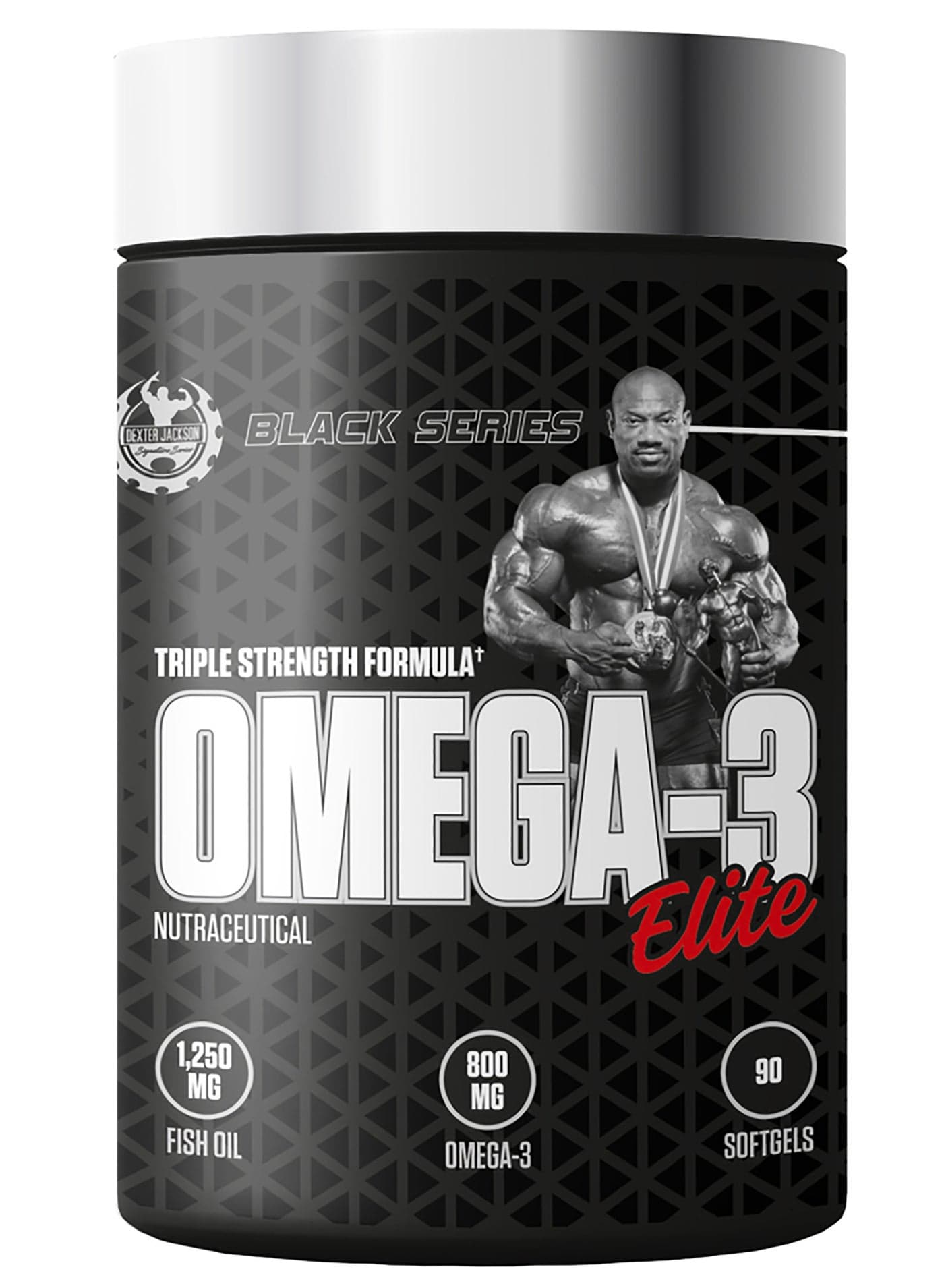 Black Series Omega-3 Elite 1250 mg Triple Strength Fish Oil - 90 Softgels