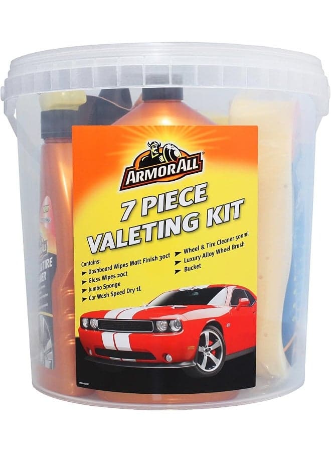 Car Cleaning Kit, 7 Piece Valeting Kit, Interior and Exterior Cleaning