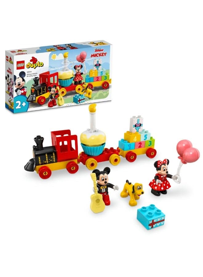 DUPLO | Disney Mickey & Minnie Birthday Train Toy 10941 (Age 2+, 22 Pieces)