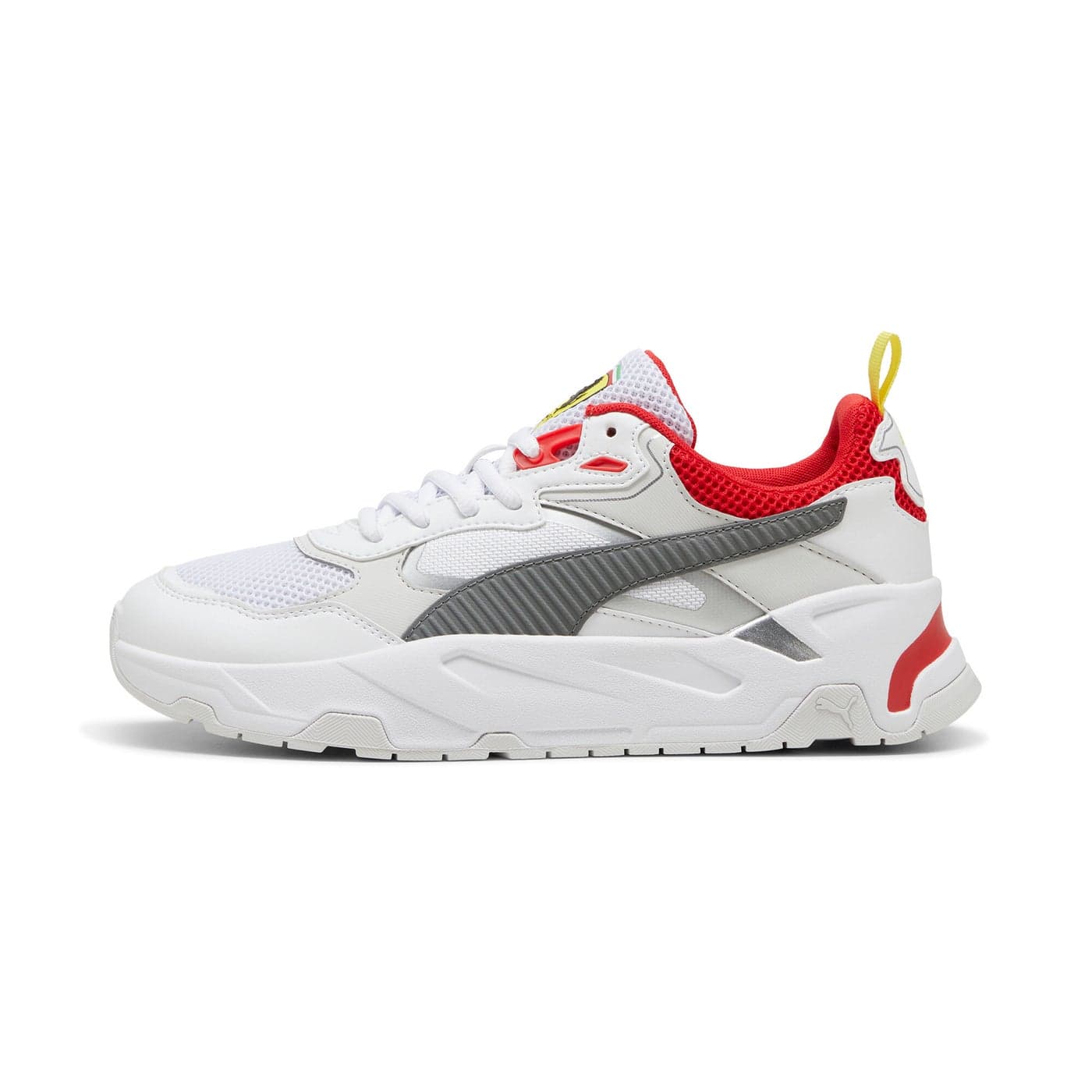Scuderia Ferrari Trinity Mens White Sneakers