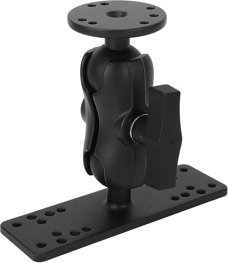Aluminum Fish Finder Mount Wide Compatibility 360 Degree Rotation for GPSMAP Plus ECHOMAP