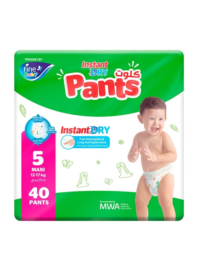 Fine Baby Instant Dry Pants Size 5 Maxi 12-17kg