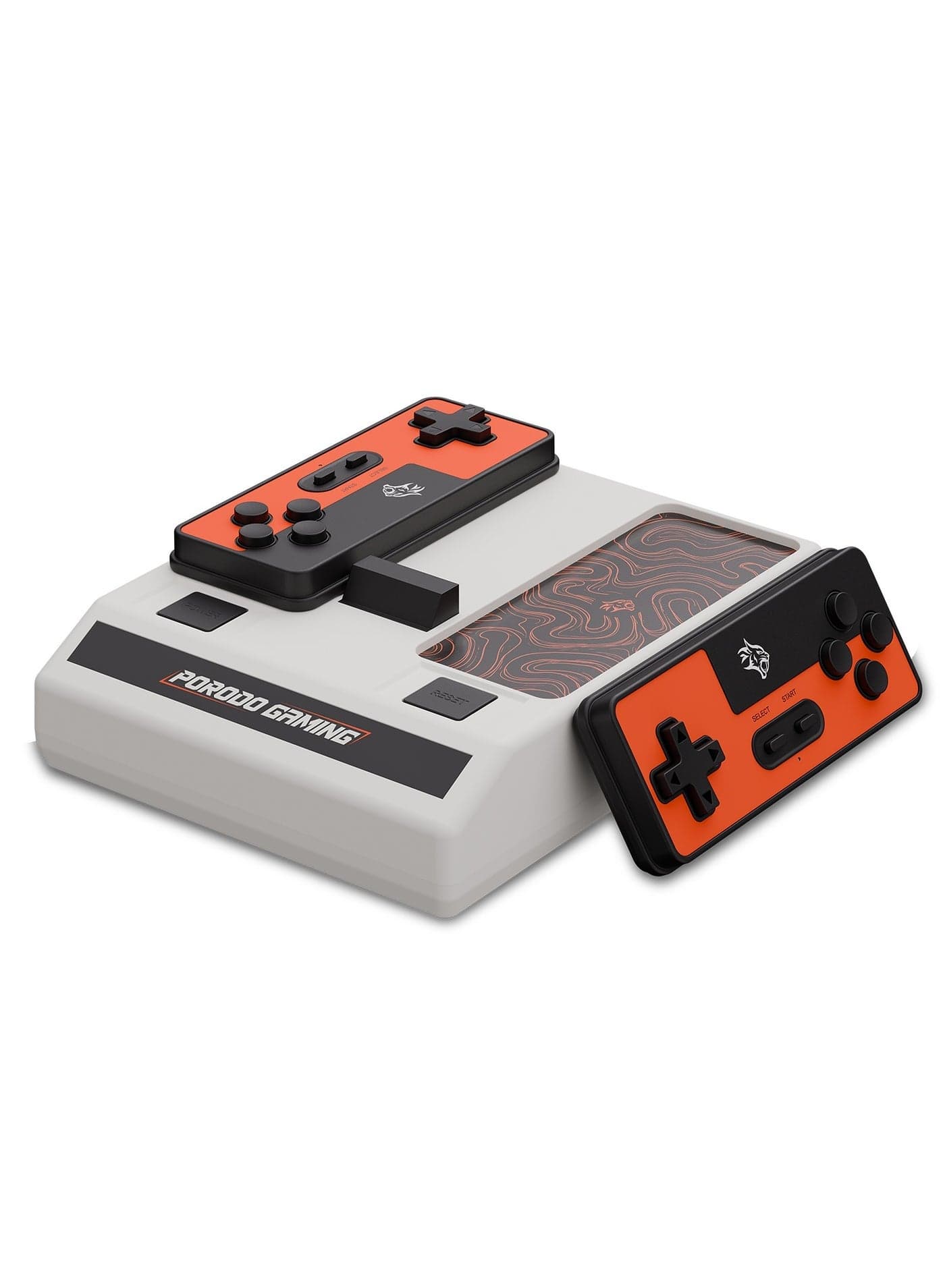 Retro Video Game Console with 999 Built-in Games, HDMI Output, TF Card Slot and Dual Wireless Controllers RUNEBOX