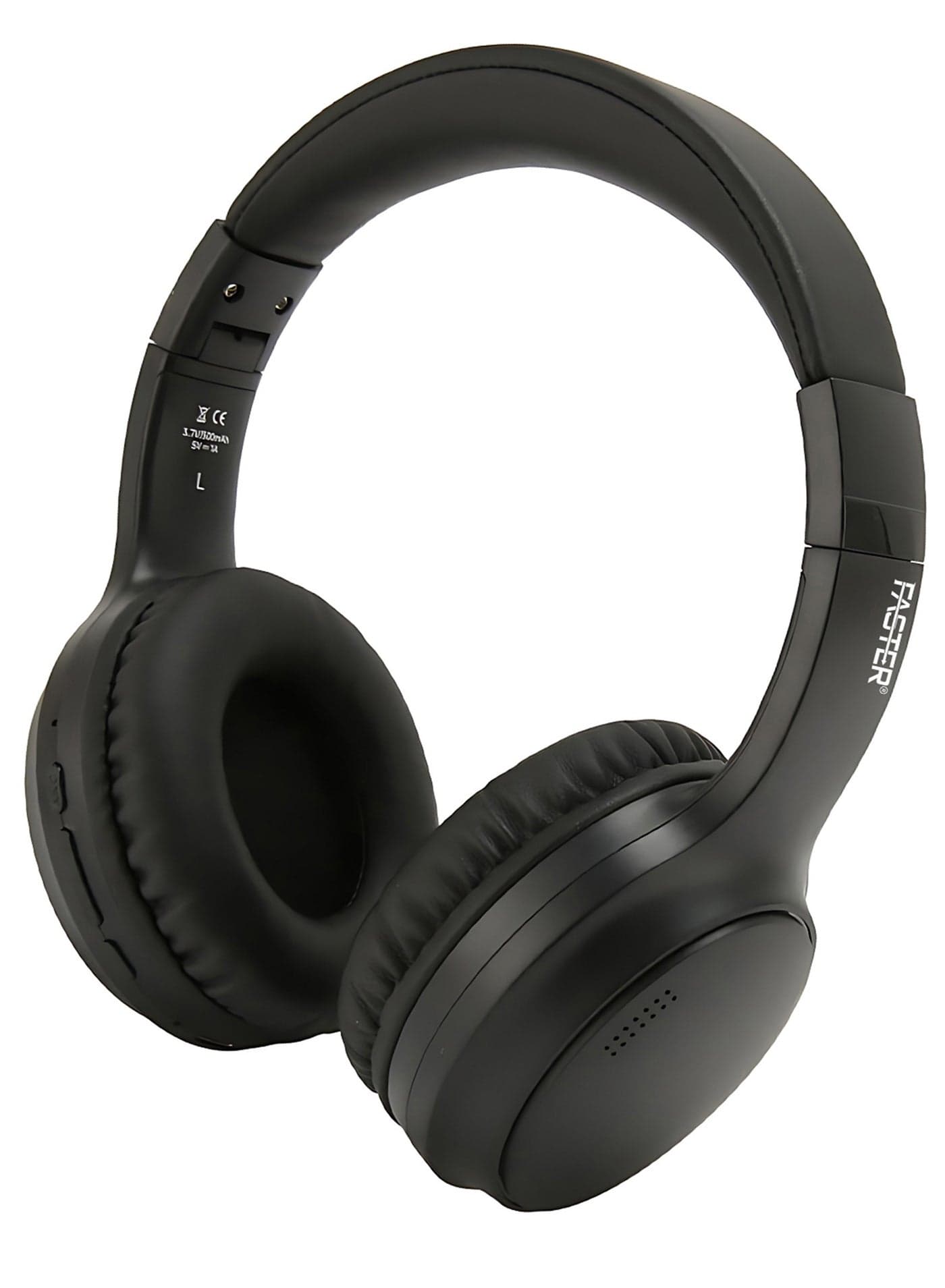 S5 Over-Ear Wireless Headphones with Microphone - Deep Bass Sound, HiFi Stereo Bluetooth Headphones - Active Noise Cancellation, Foldable Design, 8 Hours Playtime, Lightweight Foam Ear Cups - Ideal for Travel, Work, Gaming, and TV (Black)