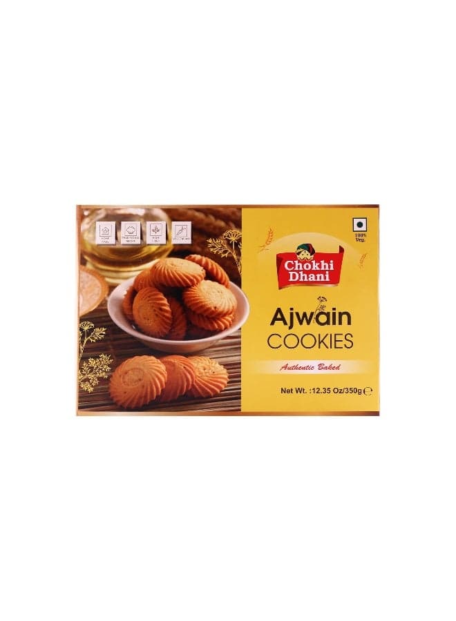 Ajwain Cookies - 350 gm| Digestive Cookies | Tea Time Snacks | Bakery Biscuits
