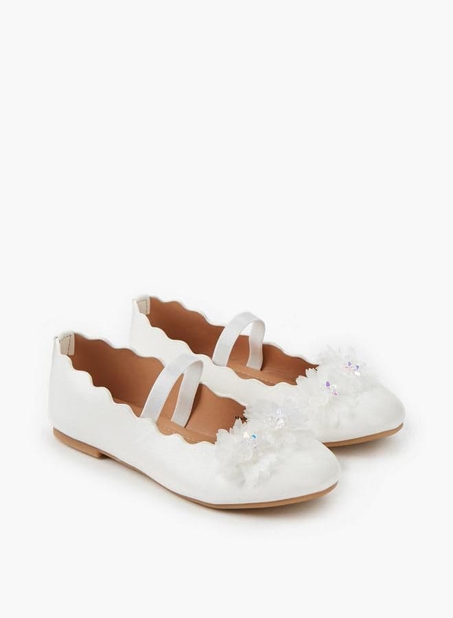 Girls Slip-On Ballerina Shoes